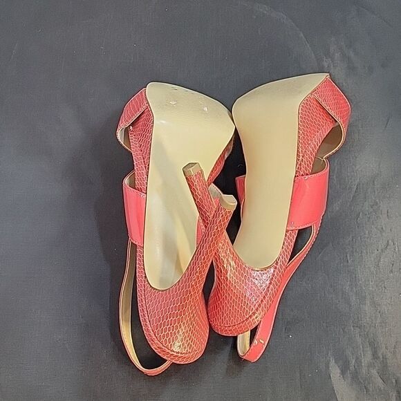 NINE WEST HIGH HEEL STILETTOS STRAPPY ANKLE STRAP OPEN TOE SANDAL - Picture 10 of 14